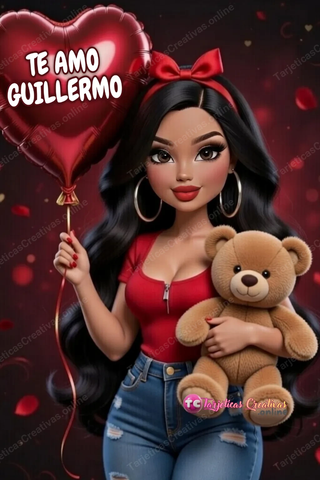 Tarjeta personalizada para Guillermo