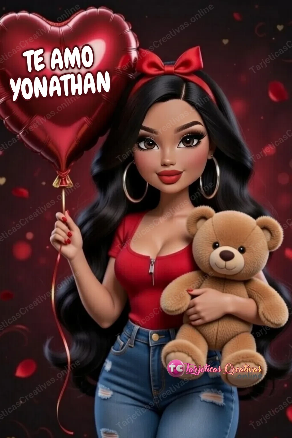 Tarjeta personalizada para Jonathan