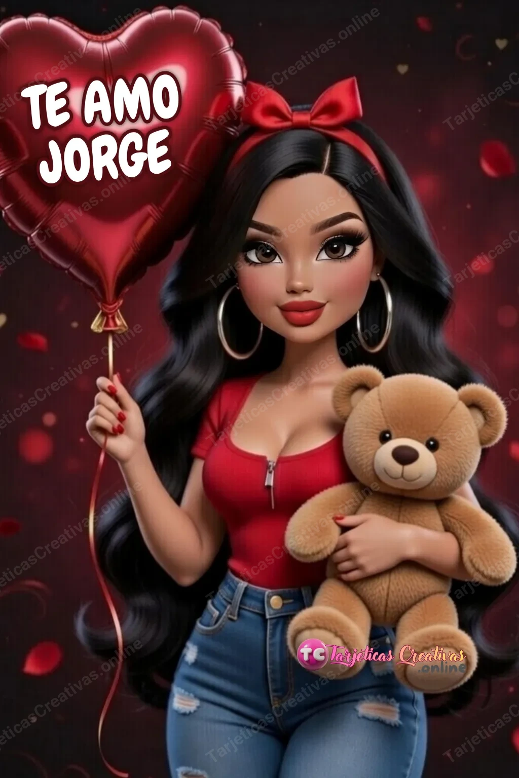 Tarjeta personalizada para Jorge