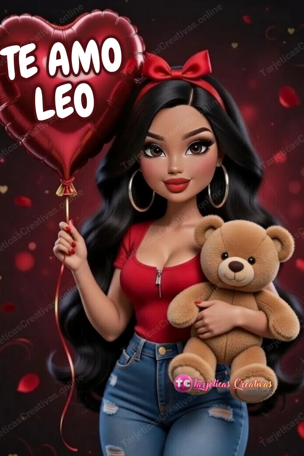 Tarjeta personalizada para Leo