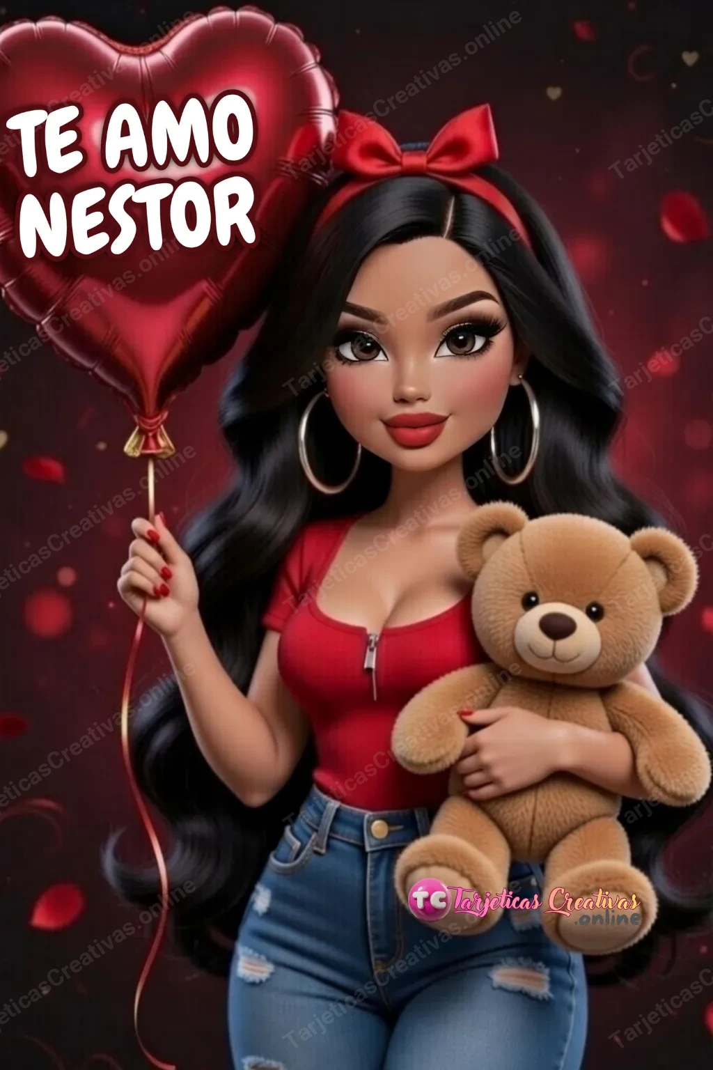 Tarjeta personalizada para Nestor
