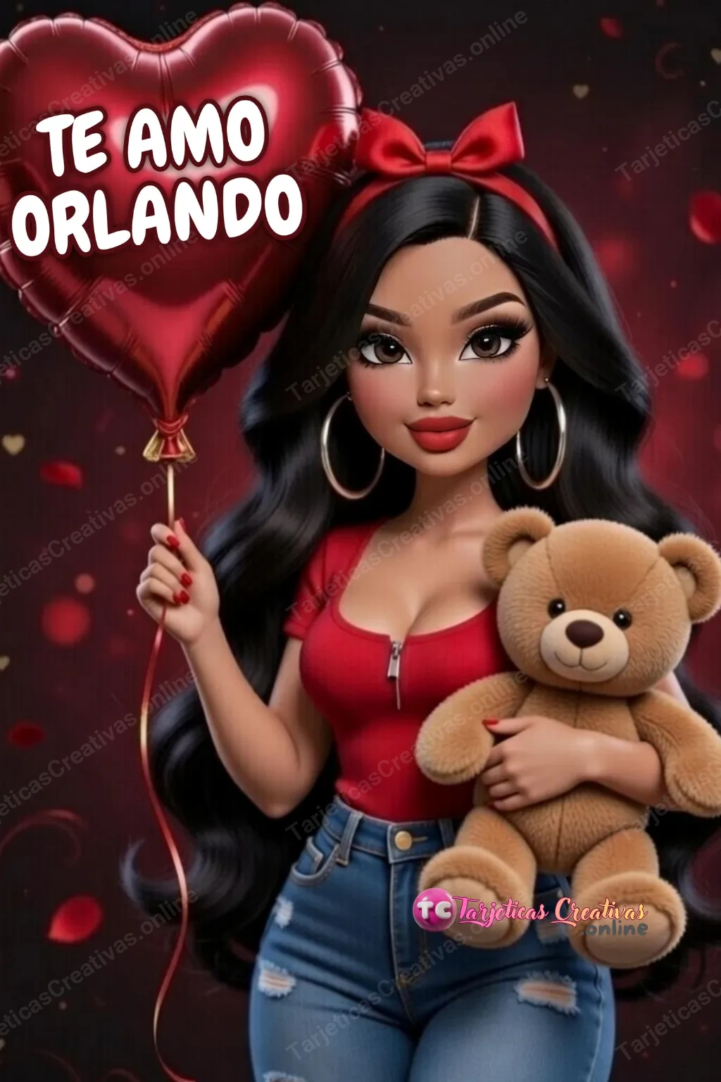 Tarjeta personalizada para Orlando