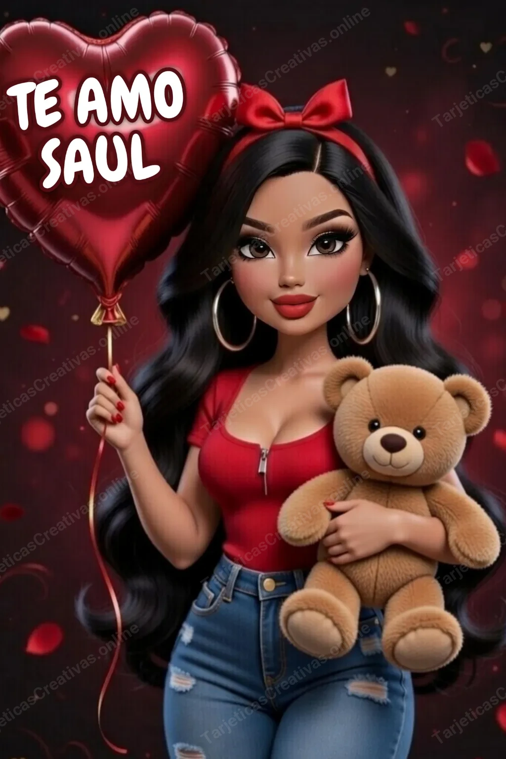 Tarjeta personalizada para Saul