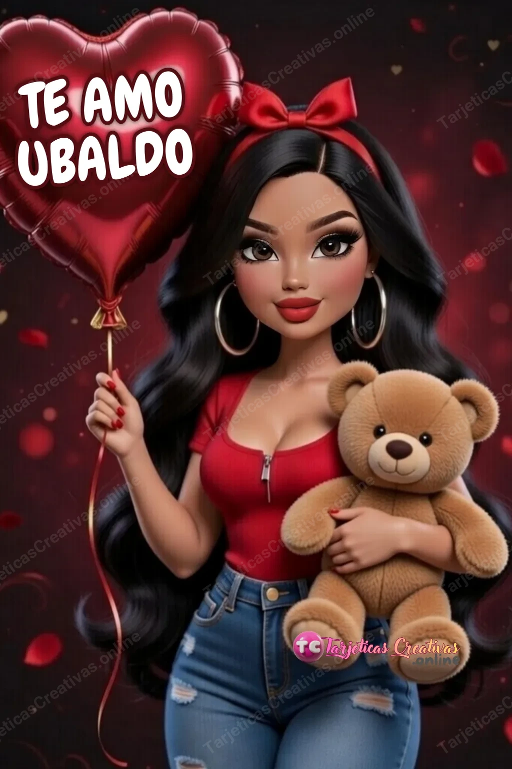 Tarjeta personalizada para Ubaldo