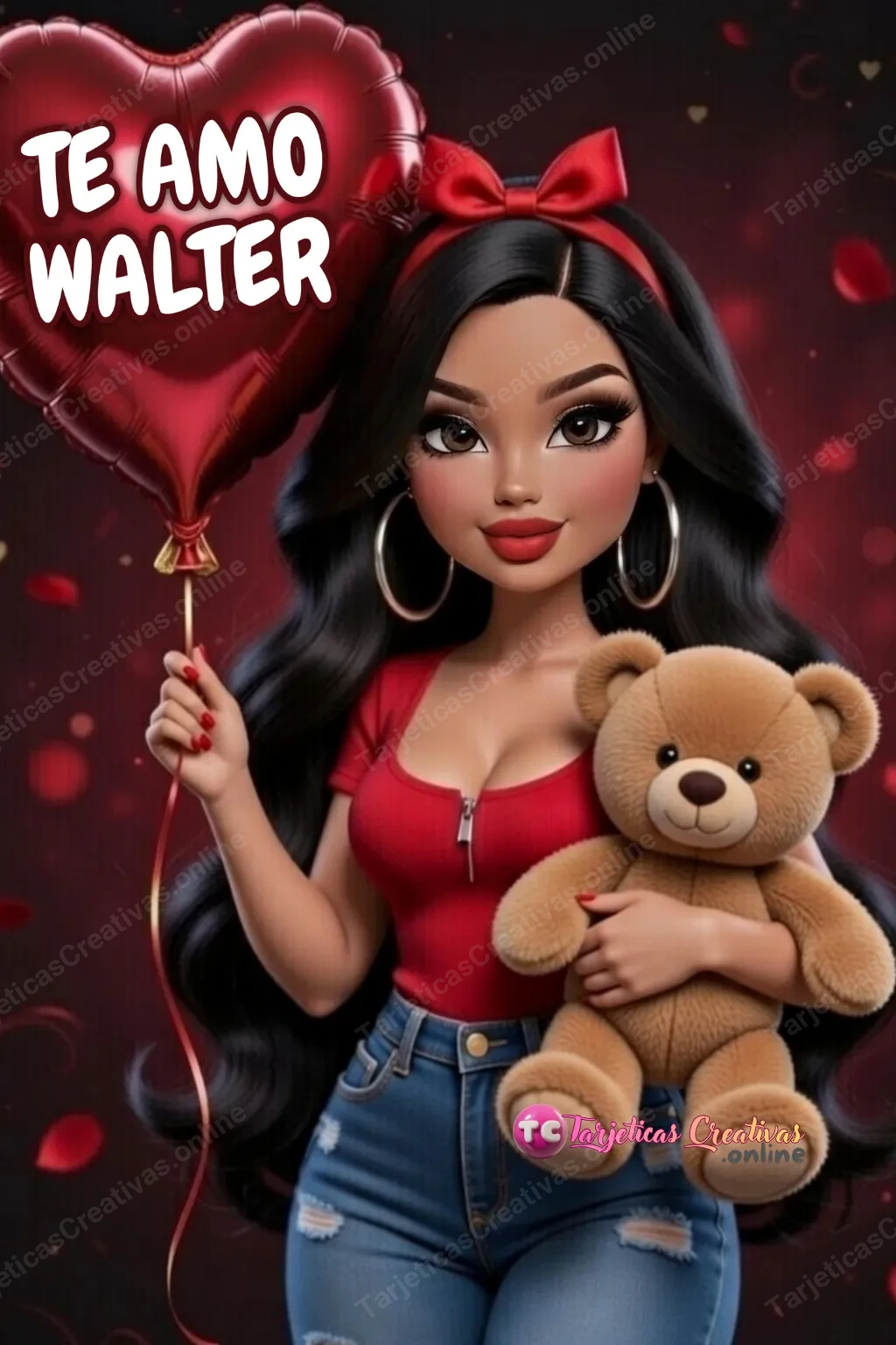 Tarjeta personalizada para Walter