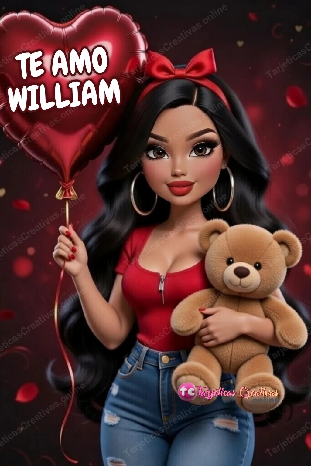 Tarjeta personalizada para Willian