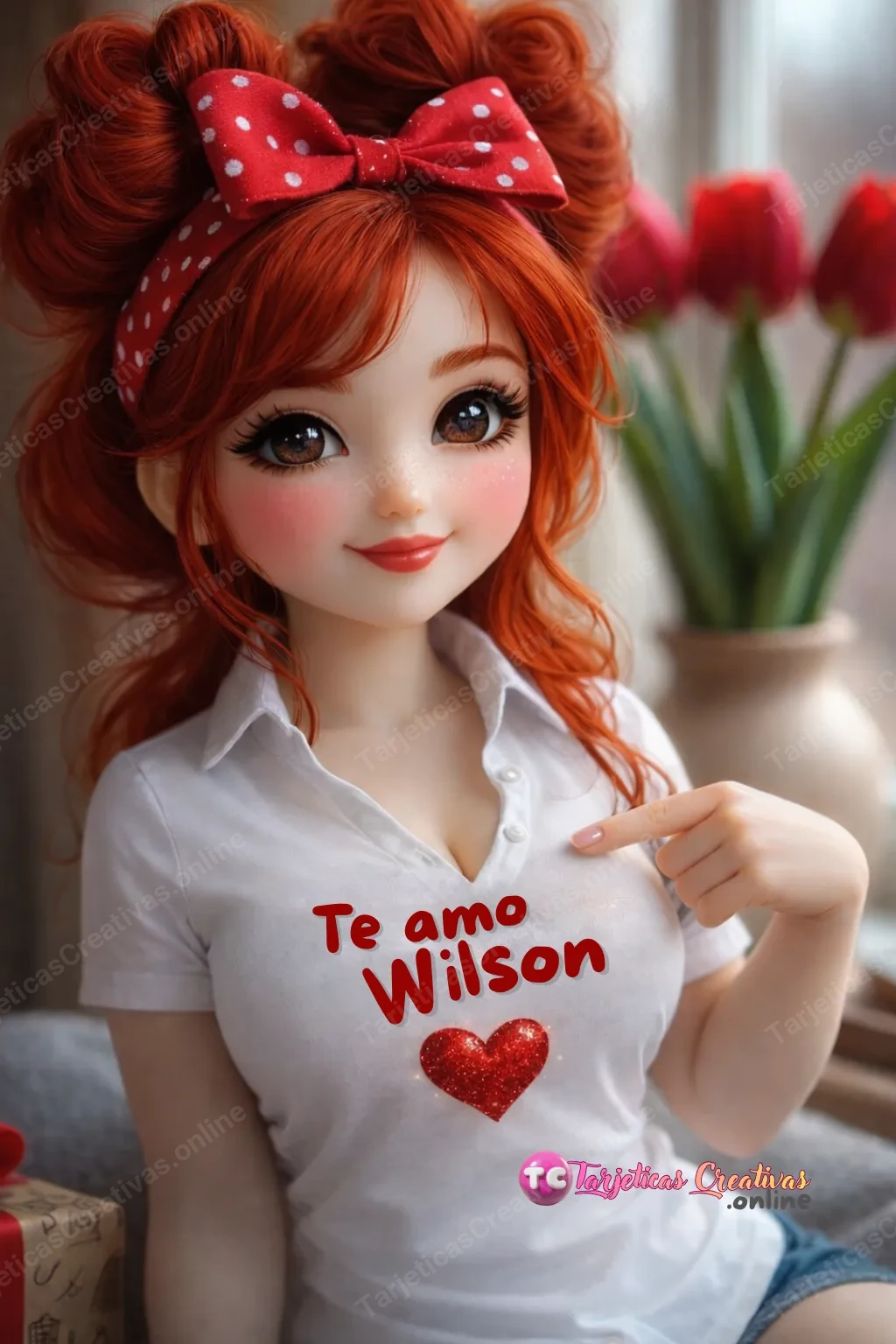 Tarjeta personalizada para Wilson