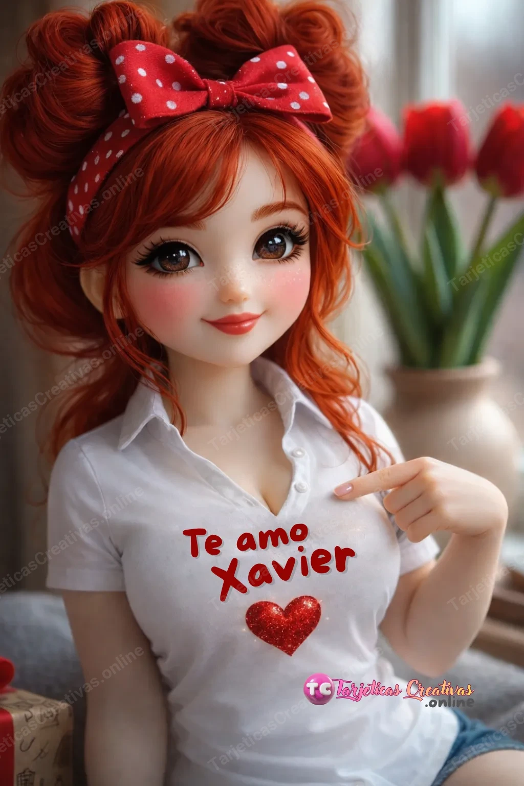 Tarjeta personalizada para Xavier