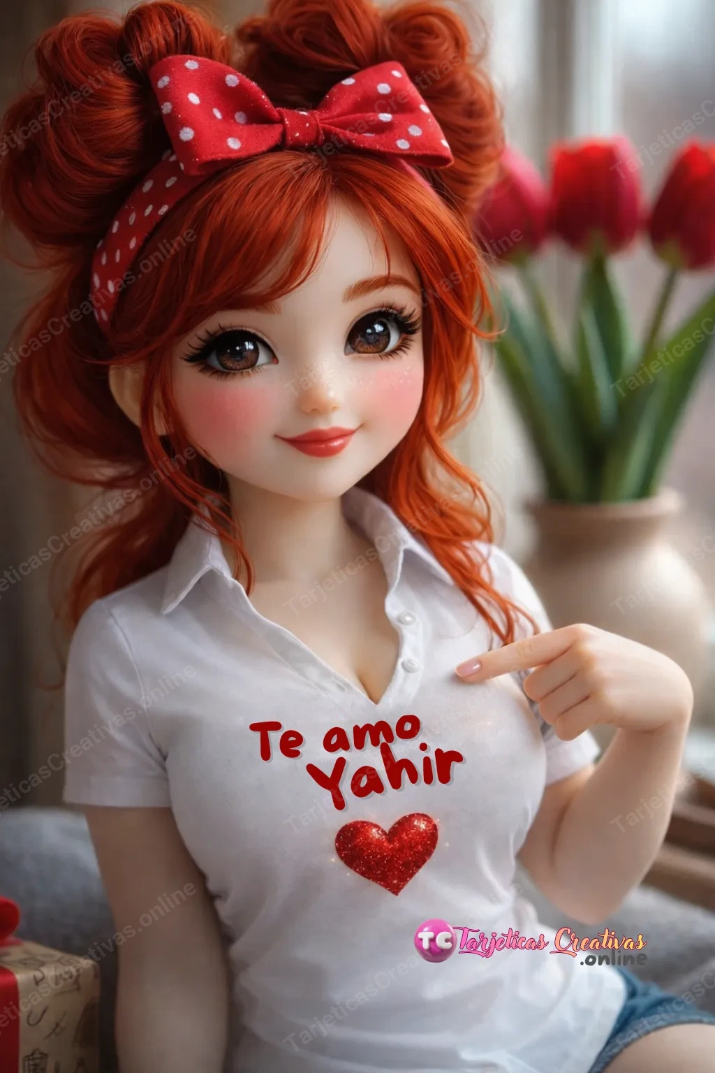 Tarjeta personalizada para Yahir