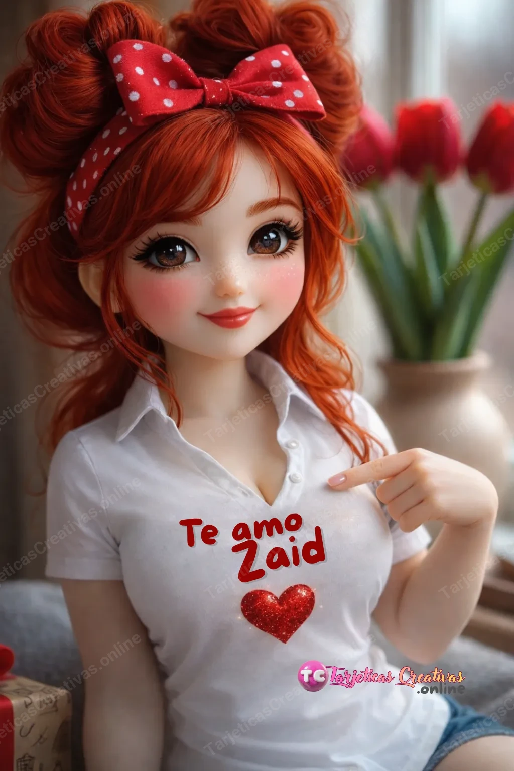 Tarjeta personalizada para Zaid