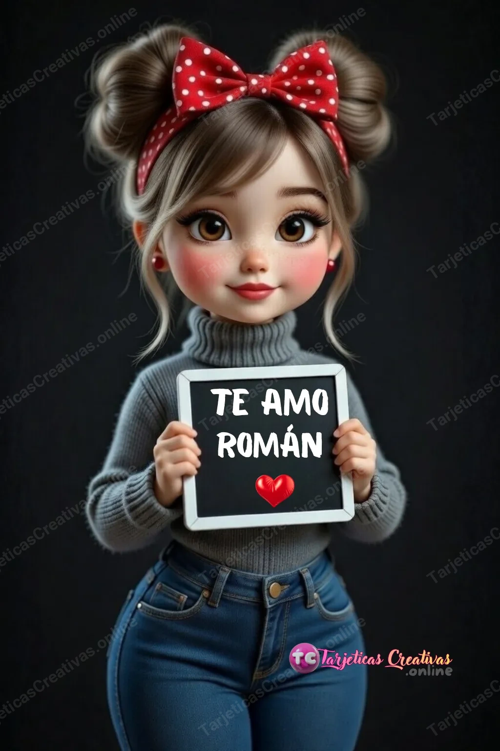 Tarjeta personalizada para Roman
