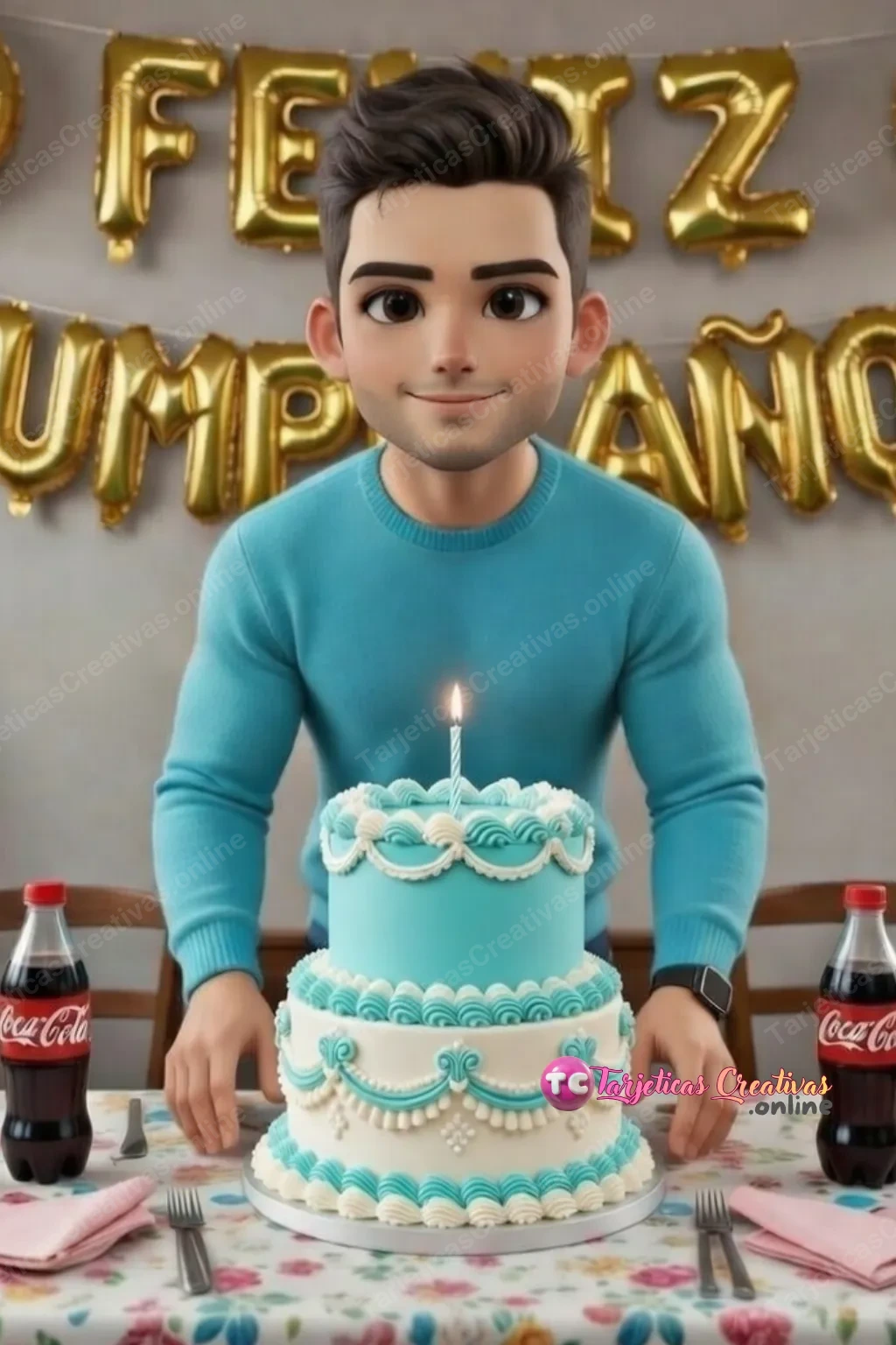 Tarjeta personalizada para Cover