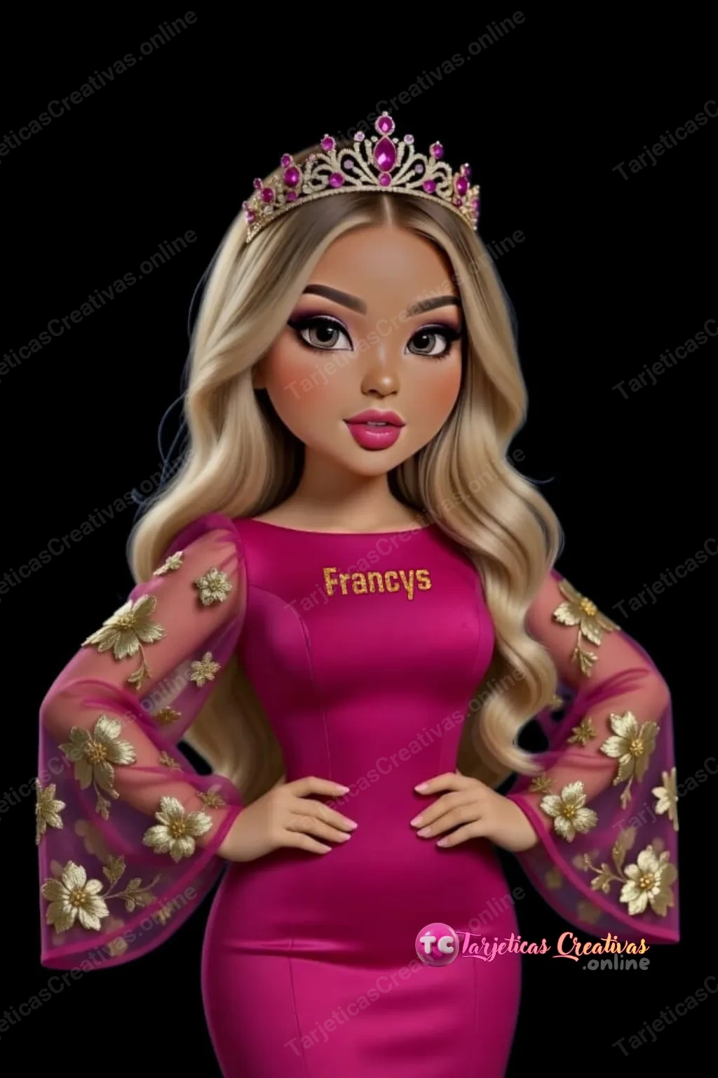 Tarjeta personalizada para Francys