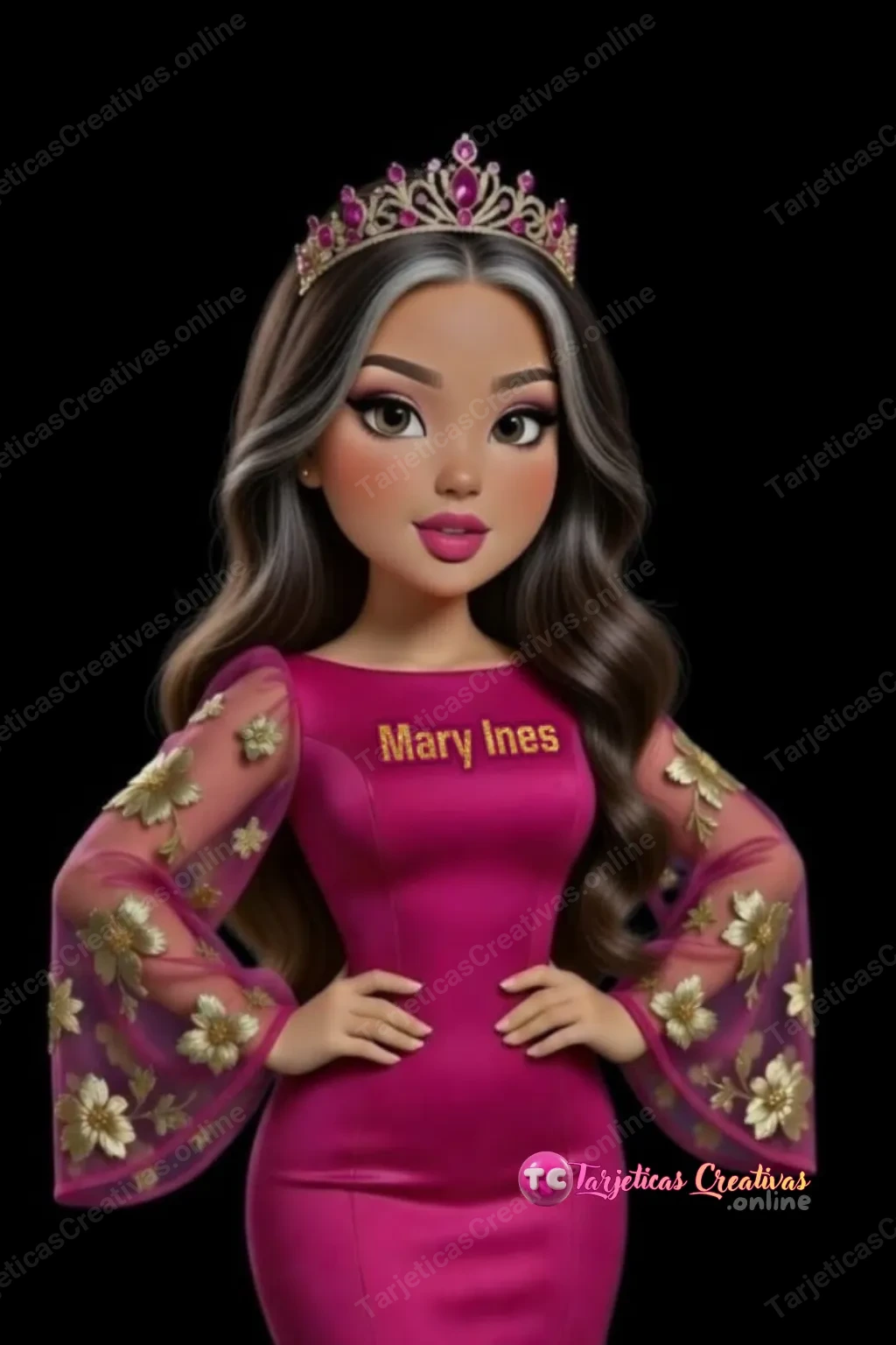 Tarjeta personalizada para Mary