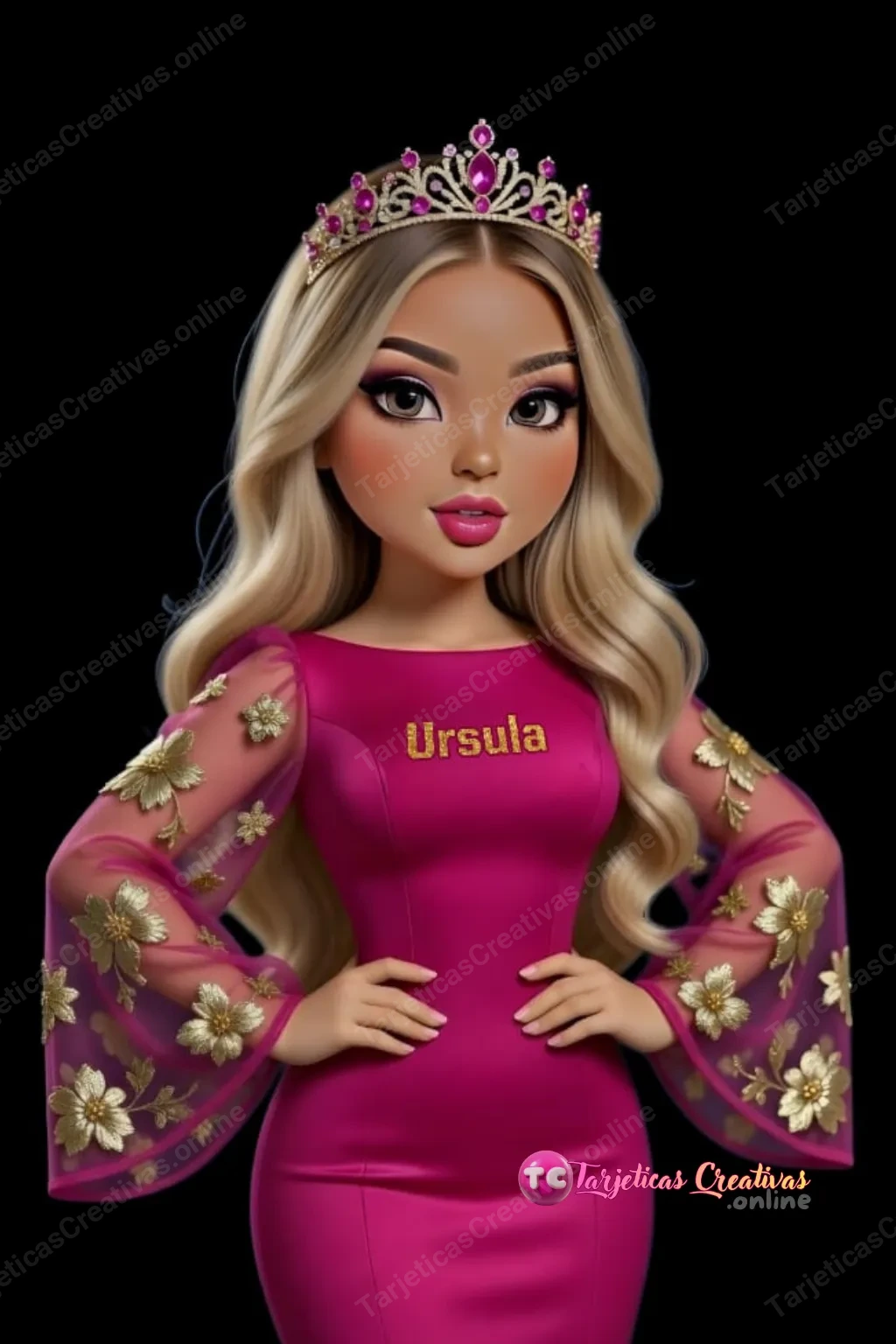 Tarjeta personalizada para Ursula