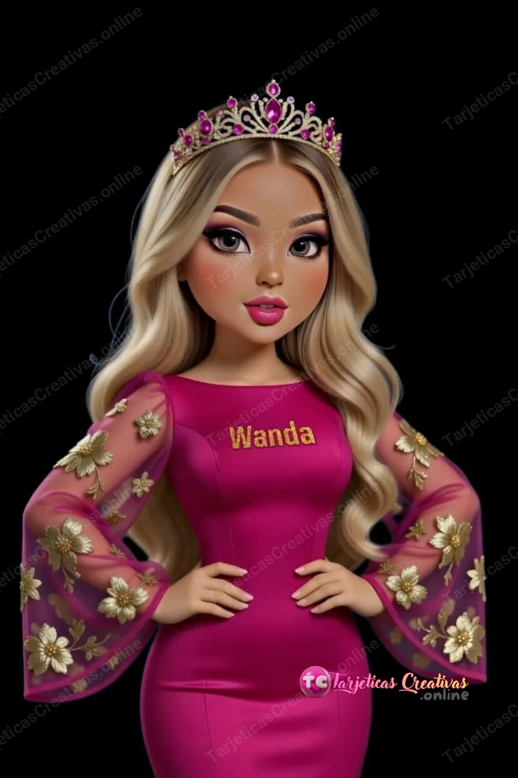 Tarjeta personalizada para Wanda