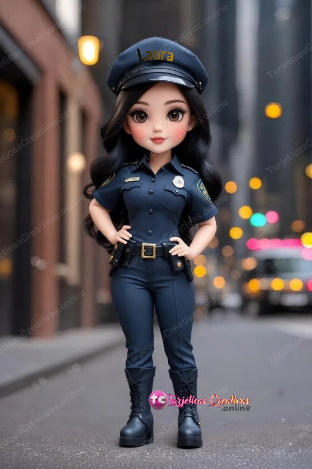 Tarjeta personalizada para Laura