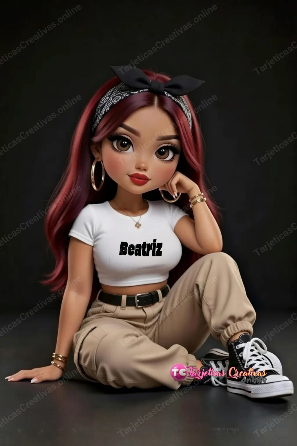 Tarjeta personalizada para Beatriz