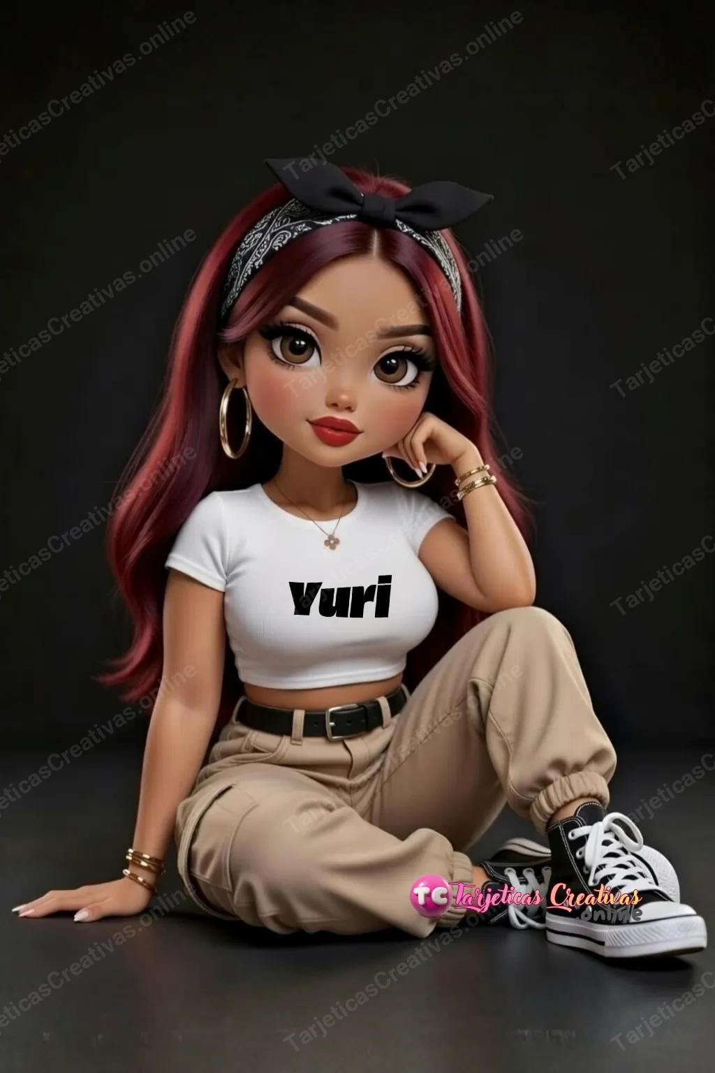 Tarjeta personalizada para Yuri